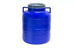 Beczka Plastikowa 20 l Okrągła Niebieska Atest - Beczki - miniaturka - grafika 1