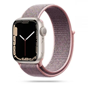 TECH-PROTECT NYLON APPLE WATCH 4 / 5 / 6 / 7 / SE (38 / 40 / 41 MM) PINK SAND - Akcesoria do smartwatchy - miniaturka - grafika 1