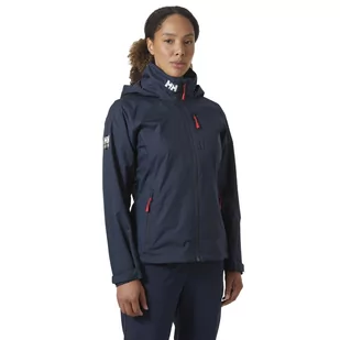 Damska kurtka żeglarska Helly Hansen Crew Hooded Midlayer Jacket navy - XL - Kurtki damskie - miniaturka - grafika 1