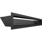 Akcesoria kominkowe - Kratka wentylacyjna kominkowa LUFT 9x60 czarna Slim - miniaturka - grafika 1