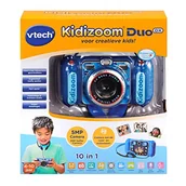 Aparaty Cyfrowe - VTech - KidiZoom Duo DX - Aparat cyfrowy zabawkowy - Holenderski - Niebieski - Wiek 4-10 lat(a) - miniaturka - grafika 1