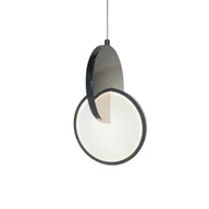 Lampy sufitowe - Zwisająca lampa Circlo LP-1311/1P CH LED 8W 3000-6000K monety chrom biała - miniaturka - grafika 1