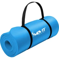 Maty do ćwiczeń - Movit Mata gimnastyczna 183 x 60 x 1 cm - błękit nieba - miniaturka - grafika 1