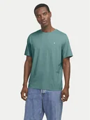 Koszulki męskie - Jack & Jones T-Shirt Paulos 12245087 Turkusowy Regular Fit - miniaturka - grafika 1