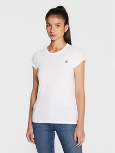 Koszulki i topy damskie - G-Star Raw T-Shirt D04432-2757-110 Biały Slim Fit - grafika 1