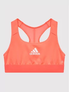 adidas Biustonosz Powerre HD4353 Różowy - Biustonosze dla dziewczynek - miniaturka - grafika 1