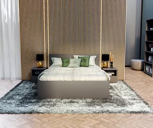 Łóżko 120x200 stelaż + materac PANAMA DM - Łóżka - miniaturka - grafika 1