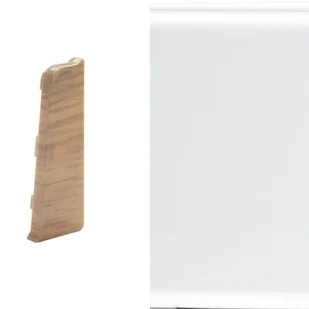 Arbiton Zakończenie prawe do listwy INDO (1 sztuka) biały połysk - Listwy przypodłogowe - miniaturka - grafika 1