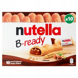 Nutella B-Ready Opakowanie: 10 Sztuk Twoja Codzienna Chwila Słodkiej - Batoniki - miniaturka - grafika 1