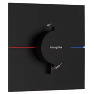 Baterie podtynkowe - HANSGROHE 15574670 ShowerSelect Comfort E Bateria termostatyczna, podtynkowa Czarny Matowy - miniaturka - grafika 1