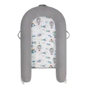 Wyposażenie pokoiku dziecięcego - Lulando Kokon Velvet Plane - miniaturka - grafika 1