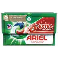 Woda - Ariel +Extra Cleaning Power All-in-1 PODS Kapsułki z płynem do prania, 20prań - miniaturka - grafika 1