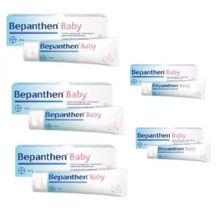 Zestaw Bepanthen Baby, 3X 100G + 2X 30G - Kremy dla dzieci - miniaturka - grafika 1