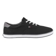 Trampki męskie - Buty Tommy Hilfiger Harlow 1F FM568220900-070 czarne - miniaturka - grafika 1