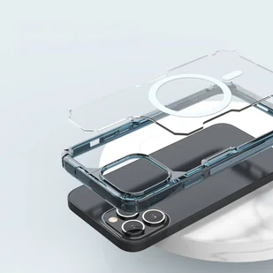 Nillkin Nature Pro Magnetic Case etui iPhone 14 Pro Max magnetyczny pokrowiec MagSafe niebieski - Etui i futerały do telefonów - miniaturka - grafika 13