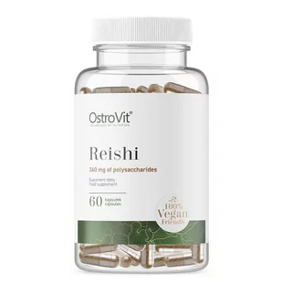 OstroVit Reishi Vege Suplement diety 60 kaps. - Przeziębienie i grypa - miniaturka - grafika 1