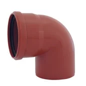 Rury - Kolano 160 / 87 pomarańczowe - miniaturka - grafika 1