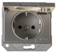 Gniazdka elektryczne - SOCKET VILMA XP500 IP44 W/E WO/F MET - miniaturka - grafika 1