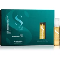 Serum do włosów - Alfaparf Milano Semi di Lino Reconstruction, SOS olejek do odbudowy włosów, 6x13ml - miniaturka - grafika 1