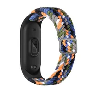 Akcesoria do smartwatchy - Braders Opaska Strap Fabric do Xiaomi Mi Band 7 / 6 / 5 / 4 / 3 pleciony materiałowy wielokolorowy - miniaturka - grafika 1