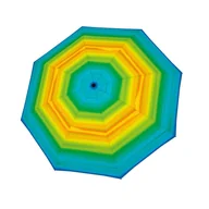 Parasole - Parasol damski Doppler Fiber Magic Happy Green automatyczny składany - miniaturka - grafika 1