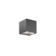 Lampy ogrodowe - Ideal Lux Kinkiet zewnętrzny RUBIK AP1 D07 antracyt 3000K 269184 - miniaturka - grafika 1