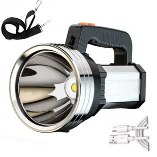 Latarka Led Akumulatorowa 12000Mah Latarka Taktyczna Lekki Halogen Szperacz - Latarki - miniaturka - grafika 1