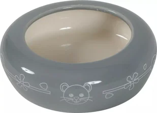 ZOLUX Miska ceramiczna dla gryzonia zapobiegająca wydostawniu się karmy lub wody - szary/beżowy - Akcesoria dla gryzoni - miniaturka - grafika 1