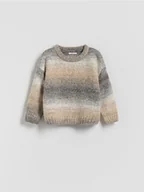 Bluzy i sweterki niemowlęce - Reserved - Sweter z domieszką wełny - beżowy - miniaturka - grafika 1