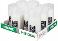 Lampiony i znicze - ZESTAW Wkłady do zniczy parafinowe BISPOL P500 80H 10szt. + Zapałki DABSTER_PL 38szt. - miniaturka - grafika 1