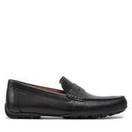 Półbuty męskie - Mokasyny Geox U Kosmopolis + Grip U35CFB 00034 C9997 Black - miniaturka - grafika 1