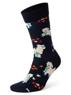 Skarpetki męskie - Happy Socks Skarpety Mężczyźni niebieski wzorzysty, 41-46 - miniaturka - grafika 1