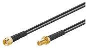 Kable - Wentronic Wi-Fi Antenna Extension Cable (RP-SMA wtyk do gniazda RP-SMA) 3 m, 1 szt. 4040849516771 - miniaturka - grafika 1