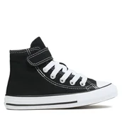 Buty dla chłopców - Trampki Converse Chuck Taylor All Star 1V Hi 372883C Czarny - miniaturka - grafika 1