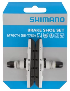 Shimano Klocki hamulcowe M70CT4 XT BR-T780 czarny-srebrny - Hamulce rowerowe - miniaturka - grafika 1