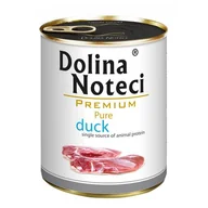Mokra karma dla psów - Dolina Noteci Premium Pies Pure Kaczka Puszka 800g - miniaturka - grafika 1