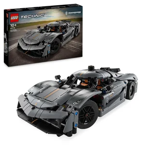 LEGO TECHNIC - Samochód Auto Szary HyperCar hipersamochód Koenigsegg Jesko Absolut ZESTAW LEGO PREZENT DLA CHŁOPCA DZIECI - Klocki - miniaturka - grafika 1