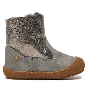 Kozaki Naturino Cozy Hug 0012001522.05.0Q02 Srebrny - Buty dla dziewczynek - miniaturka - grafika 1