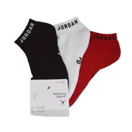 Spodenki męskie - Skarpety sportowe do koszykówki Air Jordan Everyday Dri-Fit No-Show 3 Pack - DX9656-902-46-50 - miniaturka - grafika 1
