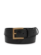 Paski - Gino Rossi Pasek Damski BLYL23002 Czarny - miniaturka - grafika 1