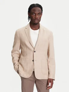United Colors Of Benetton Marynarka 23B3UW014 Beżowy Regular Fit - Marynarki męskie - miniaturka - grafika 1