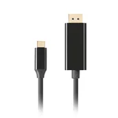 Kable komputerowe i do monitorów - Lanberg Kabel USB-C (M)->Displayport 3M 4K 60HZ czarny - miniaturka - grafika 1