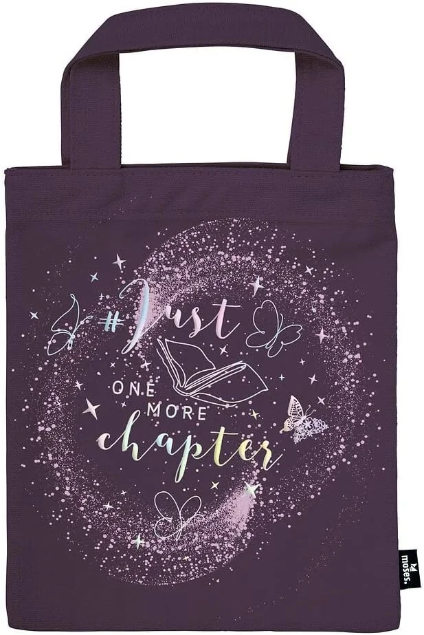 Torba na książki Just One More Chapter Lovestory 100% bawełna