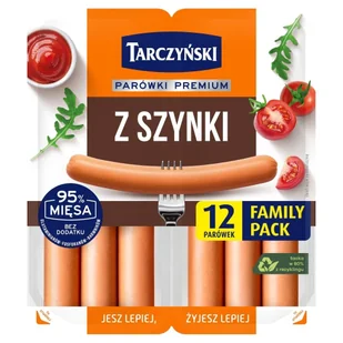 Parówki z szynki Family Pack 440 g Tarczyński - Pasztet i przetwory mięsne - miniaturka - grafika 1