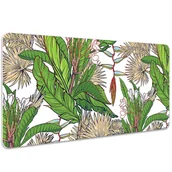 Podkładki na biurko - Podkładka na biurko z nadrukiem Dżungla na ciemnym tle 100x50 cm - miniaturka - grafika 1