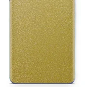 Akcesoria do tabletów i e-booków - Folia naklejka skórka strukturalna na TYŁ do Lenovo Tab3 8 Plus -  Brokat Złoty - apgo SKINS - miniaturka - grafika 1