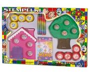 Zabawki kreatywne - Dromader Niezwykłe Stempelki - Domek - miniaturka - grafika 1