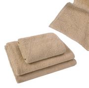 Ręczniki - Bawełniany Ręcznik Frotte kąpielowy, plażowy Simple beżowy 400g/m2 - miniaturka - grafika 1