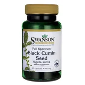 Przeziębienie i grypa - Swanson, Usa Full Spectrum Nasiona czarnego kminu - suplement diety 60 kaps. - miniaturka - grafika 1