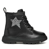 Buty dla dziewczynek - Kozaki Geox B Kiddartah Girl B465YA 085EW C9999 S Czarny - miniaturka - grafika 1